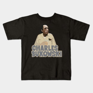 Charles Bukowski: A Glimpse Beyond Conformity Kids T-Shirt